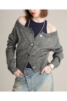 【ブリル/BRILL】のメランジドロップカーディガン 人気、トレンドファッション・服の通販 founy(ファニー) ファッション Fashion レディースファッション Fashion for Women トップス・カットソー Cut & Sew Tops ニット Knit Tops & Sweaters カーディガン・羽織り Layered Style Cardigans おすすめ Recommended / Our Picks カーディガン Cardigan, Knitwear 再入荷 Restock / Back in Stock |ID:prp329100004689416