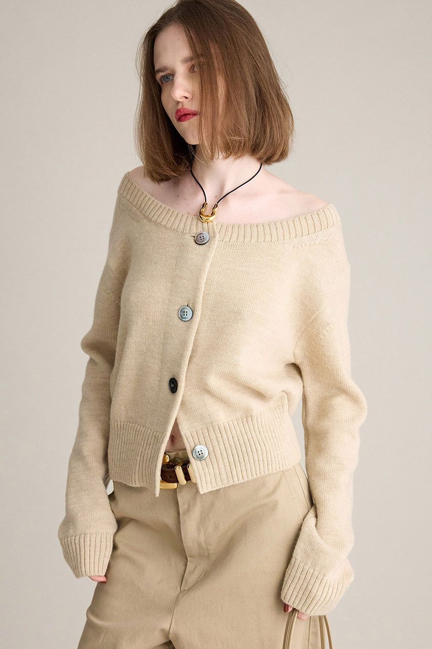 【ブリル/BRILL】のメランジドロップカーディガン インテリア・キッズ・メンズ・レディースファッション・服の通販 founy(ファニー) 　ファッション　Fashion　レディースファッション　Fashion for Women　トップス・カットソー　Cut & Sew Tops　ニット　Knit Tops & Sweaters　カーディガン・羽織り　Layered Style Cardigans　おすすめ　Recommended / Our Picks　カーディガン　Cardigan, Knitwear　ベージュ|ID: prp329100004689416 ipo3291000000035358214