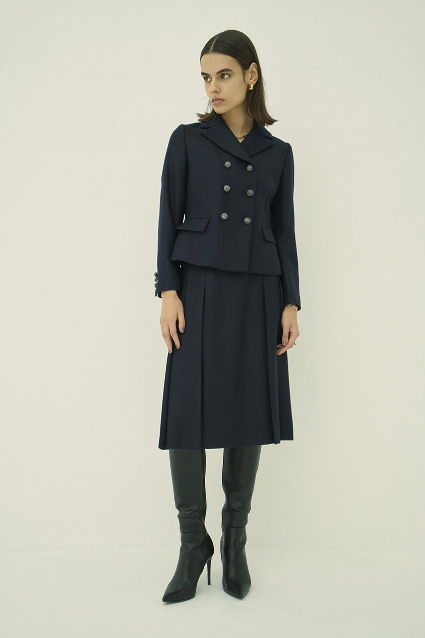 【エムダブリュー/MW】のWOOL 140 s タックスカート 人気、トレンドファッション・服の通販 founy(ファニー) 　ファッション　Fashion　レディースファッション　Fashion for Women　スカート　Skirts　ロングスカート　Long Skirts / Maxi & Midi Skirts　オケージョン　Occasion Wear　コンパクト　Compact, Small Size　シンプル　Simple, Minimal　フォルム　Silhouette, Form　ロング　Long, Long-Length　エレガント 上品　Elegant　新作・新入荷　New Arrivals / New In　other-8|ID: prp329100004689417 ipo3291000000033867436