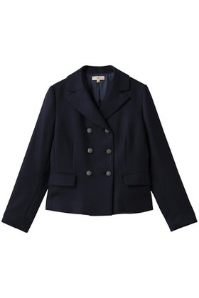 【エムダブリュー/MW】のWOOL 140 s ダブルブレスト ジャケット 人気、トレンドファッション・服の通販 founy(ファニー) ファッション Fashion レディースファッション Fashion for Women アウター Coat / Outerwear Collection レディースジャケット・軽アウター Jackets なめらか Smooth, Silky Texture ジャケット Jacket, Outerwear ダブル Double, Double-Breasted |ID:prp329100004689418