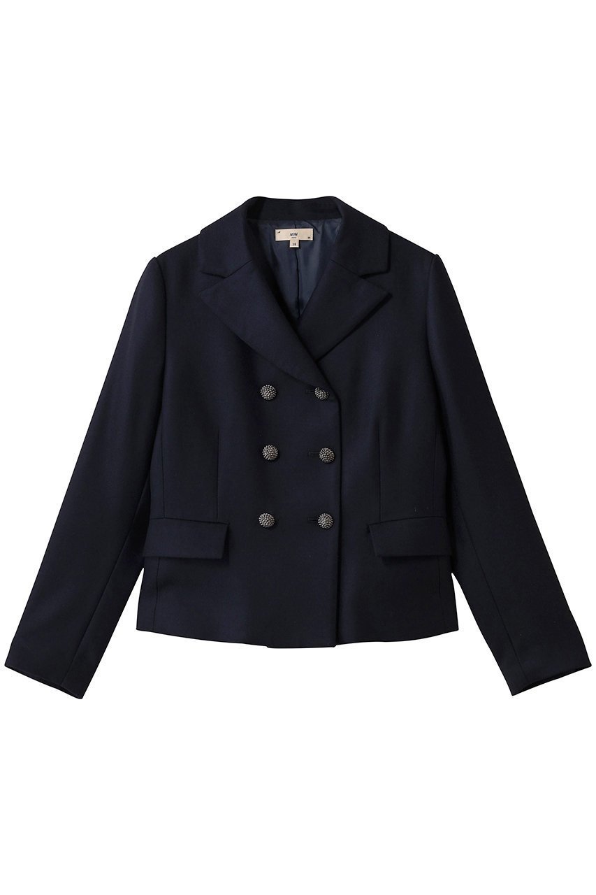 【エムダブリュー/MW】のWOOL 140 s ダブルブレスト ジャケット 人気、トレンドファッション・服の通販 founy(ファニー) 　ファッション　Fashion　レディースファッション　Fashion for Women　アウター　Coat / Outerwear Collection　レディースジャケット・軽アウター　Jackets　なめらか　Smooth, Silky Texture　ジャケット　Jacket, Outerwear　ダブル　Double, Double-Breasted　新作・新入荷　New Arrivals / New In　 other-1|ID: prp329100004689418 ipo3291000000033867438