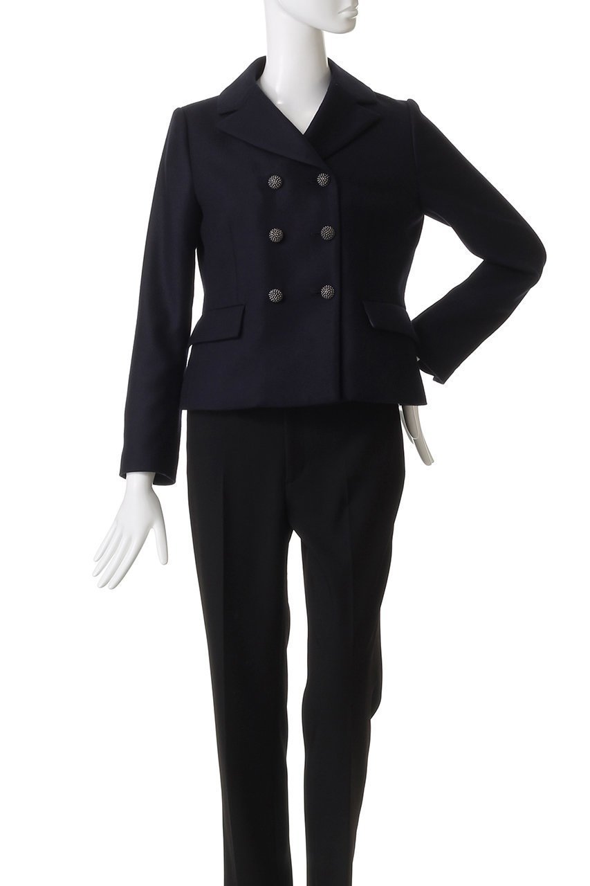 【エムダブリュー/MW】のWOOL 140 s ダブルブレスト ジャケット 人気、トレンドファッション・服の通販 founy(ファニー) 　ファッション　Fashion　レディースファッション　Fashion for Women　アウター　Coat / Outerwear Collection　レディースジャケット・軽アウター　Jackets　なめらか　Smooth, Silky Texture　ジャケット　Jacket, Outerwear　ダブル　Double, Double-Breasted　新作・新入荷　New Arrivals / New In　other-2|ID: prp329100004689418 ipo3291000000033867442