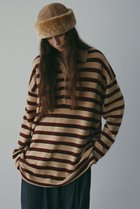 【エトレトウキョウ/ETRE TOKYO】のマルチボーダーニットポロ 人気、トレンドファッション・服の通販 founy(ファニー) ファッション Fashion レディースファッション Fashion for Women トップス・カットソー Cut & Sew Tops ニット Knit Tops & Sweaters カジュアルプルオーバー・ニットトップス Pullovers & Knit Tops / Casual Pullovers ジャカード／ジャガード Jacquard, Woven Pattern デニム Denim, Jeans Material バランス Balance, Style Balance フィット Fit, Slim Fit ボーダー Border, Stripe ミックス Mix, Mixed Style おすすめ Recommended / Our Picks 新作・新入荷 New Arrivals / New In thumbnail ベージュ|ID: prp329100004689435 ipo3291000000033867581