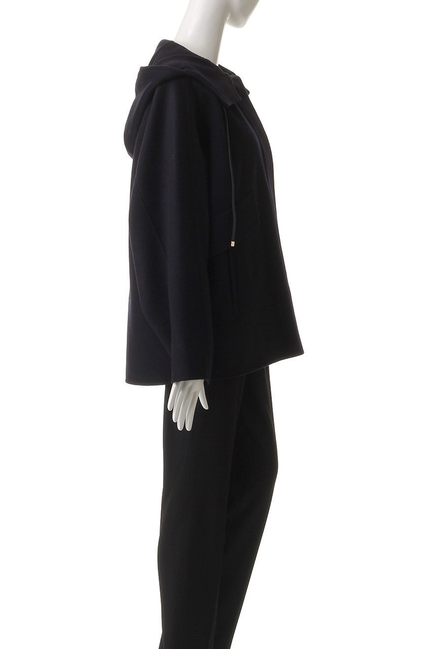 【エブール/ebure】のリュクスシャルムビーバー ショートコート 人気、トレンドファッション・服の通販 founy(ファニー) 　ファッション　Fashion　レディースファッション　Fashion for Women　アウター　Coat / Outerwear Collection　コート・ロングコート・ピーコート　Long Coats, Peacoats & More　ショート　Short, Short Length　シンプル　Simple, Minimal　スピンドル　Spindle, Drawcord　フォルム　Silhouette, Form　新作・新入荷　New Arrivals / New In　other-3|ID: prp329100004689460 ipo3291000000033867797