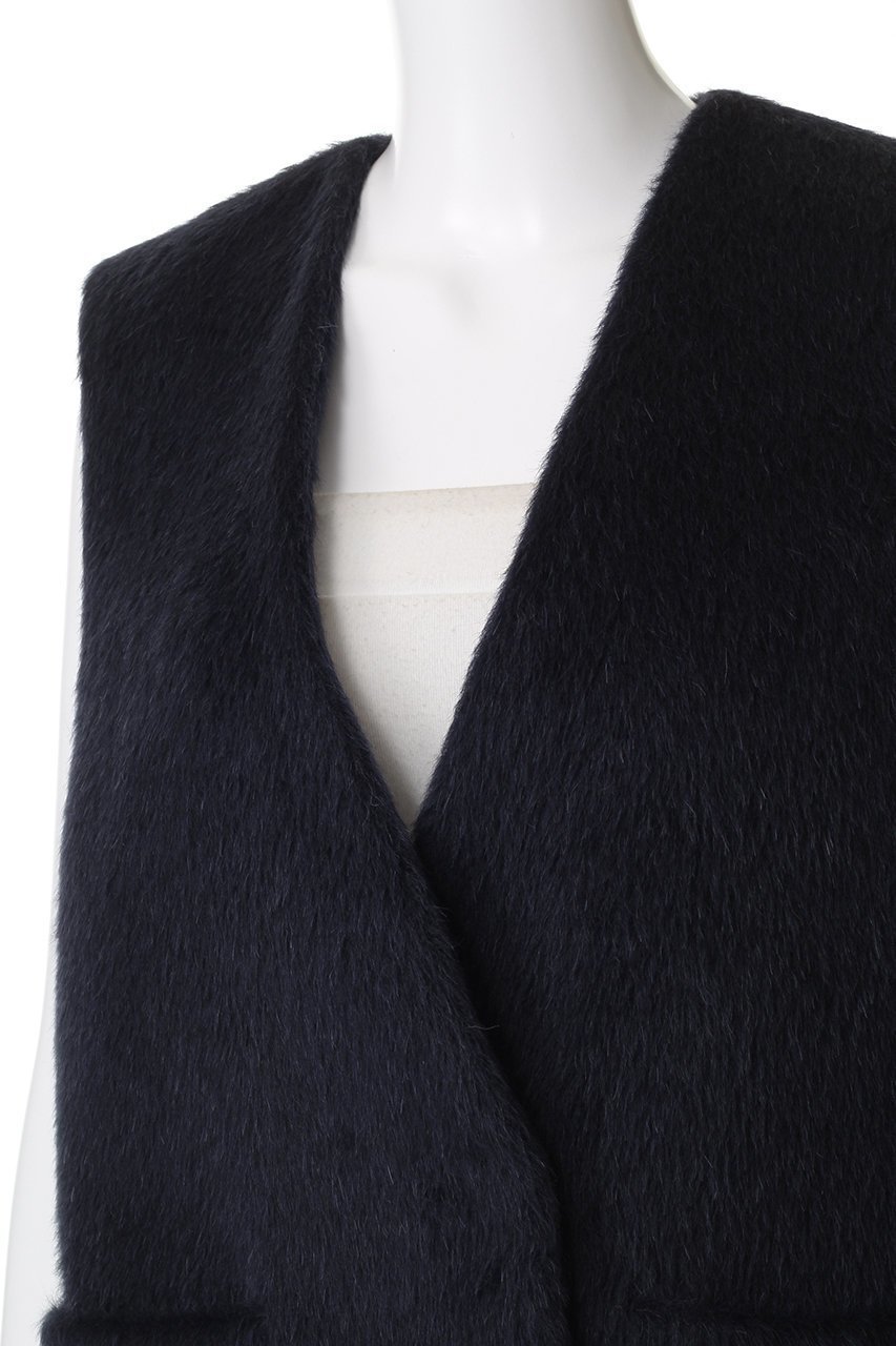 【エブール/ebure】のアルパカシャギー ジレ 人気、トレンドファッション・服の通販 founy(ファニー) 　ファッション　Fashion　レディースファッション　Fashion for Women　アウター　Coat / Outerwear Collection　レディースジャケット・軽アウター　Jackets　ジャケット　Jacket, Outerwear　スリット　Slit, Slit Detail　パッチ　Patch, Appliqué　ベスト　Vest, Waistcoat　ポケット　Pocket, Pocket Detail　今季　This Season, Current Season　other-5|ID: prp329100004689466 ipo3291000000035358260