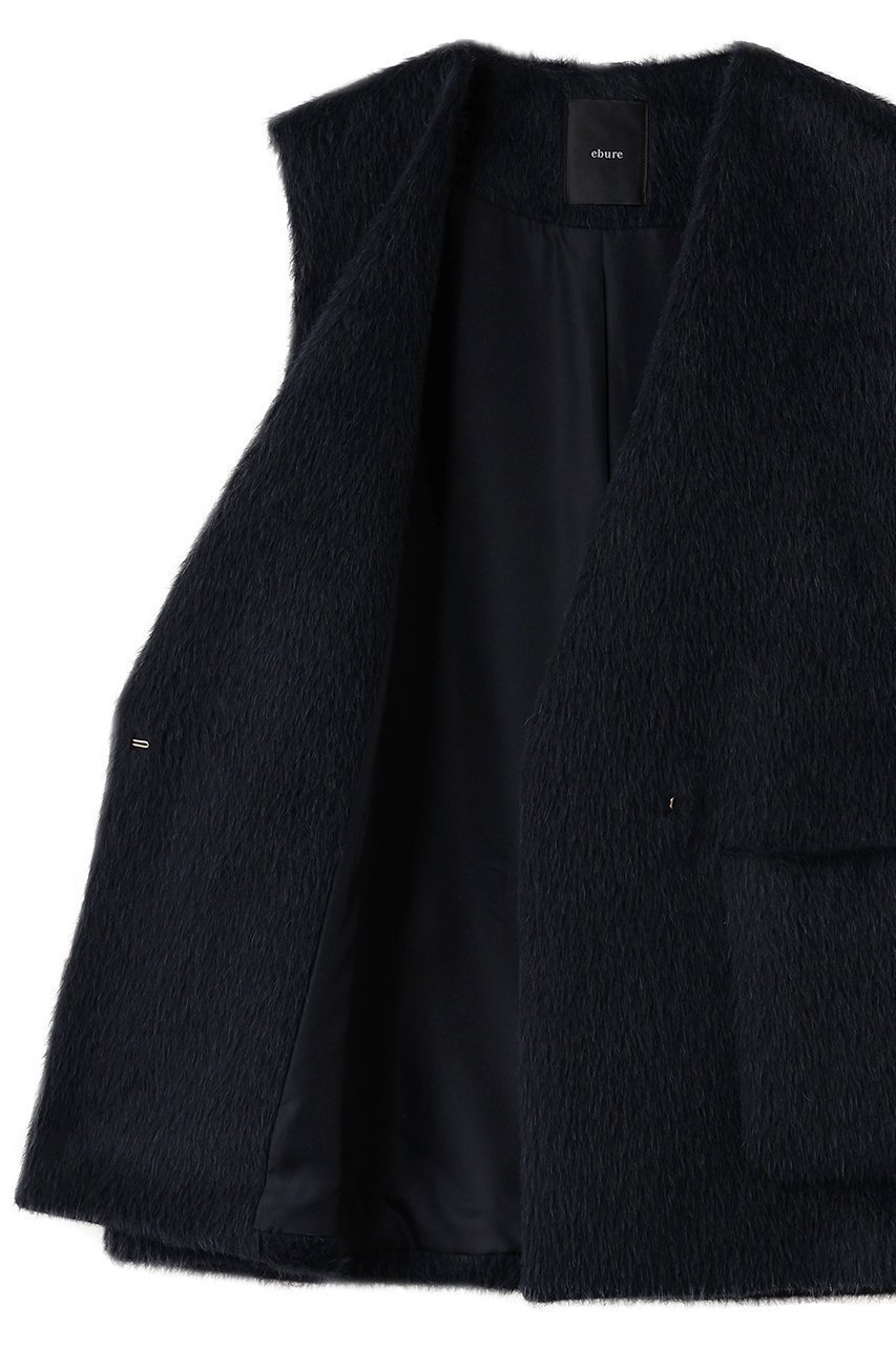 【エブール/ebure】のアルパカシャギー ジレ 人気、トレンドファッション・服の通販 founy(ファニー) 　ファッション　Fashion　レディースファッション　Fashion for Women　アウター　Coat / Outerwear Collection　レディースジャケット・軽アウター　Jackets　ジャケット　Jacket, Outerwear　スリット　Slit, Slit Detail　パッチ　Patch, Appliqué　ベスト　Vest, Waistcoat　ポケット　Pocket, Pocket Detail　今季　This Season, Current Season　other-6|ID: prp329100004689466 ipo3291000000035358261