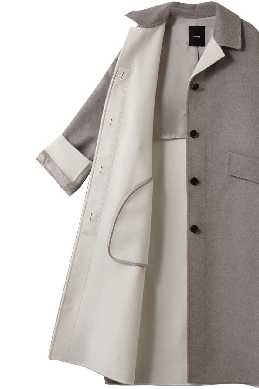 【エブール/ebure】のカシミアリバー ロングコート 人気、トレンドファッション・服の通販 founy(ファニー) 　ファッション　Fashion　レディースファッション　Fashion for Women　アウター　Coat / Outerwear Collection　コート・ロングコート・ピーコート　Long Coats, Peacoats & More　オケージョン　Occasion Wear　クラシック　Classic, Timeless Style　フォルム　Silhouette, Form　ロング　Long, Long-Length　新作・新入荷　New Arrivals / New In　other-6|ID: prp329100004689468 ipo3291000000033867876