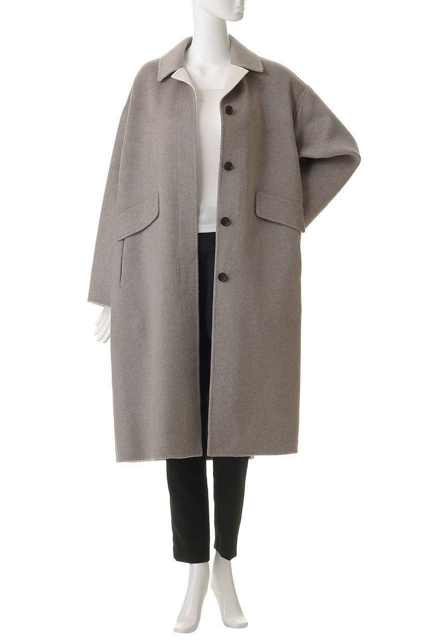 【エブール/ebure】のカシミアリバー ロングコート 人気、トレンドファッション・服の通販 founy(ファニー) 　ファッション　Fashion　レディースファッション　Fashion for Women　アウター　Coat / Outerwear Collection　コート・ロングコート・ピーコート　Long Coats, Peacoats & More　オケージョン　Occasion Wear　クラシック　Classic, Timeless Style　フォルム　Silhouette, Form　ロング　Long, Long-Length　新作・新入荷　New Arrivals / New In　other-7|ID: prp329100004689468 ipo3291000000033867877