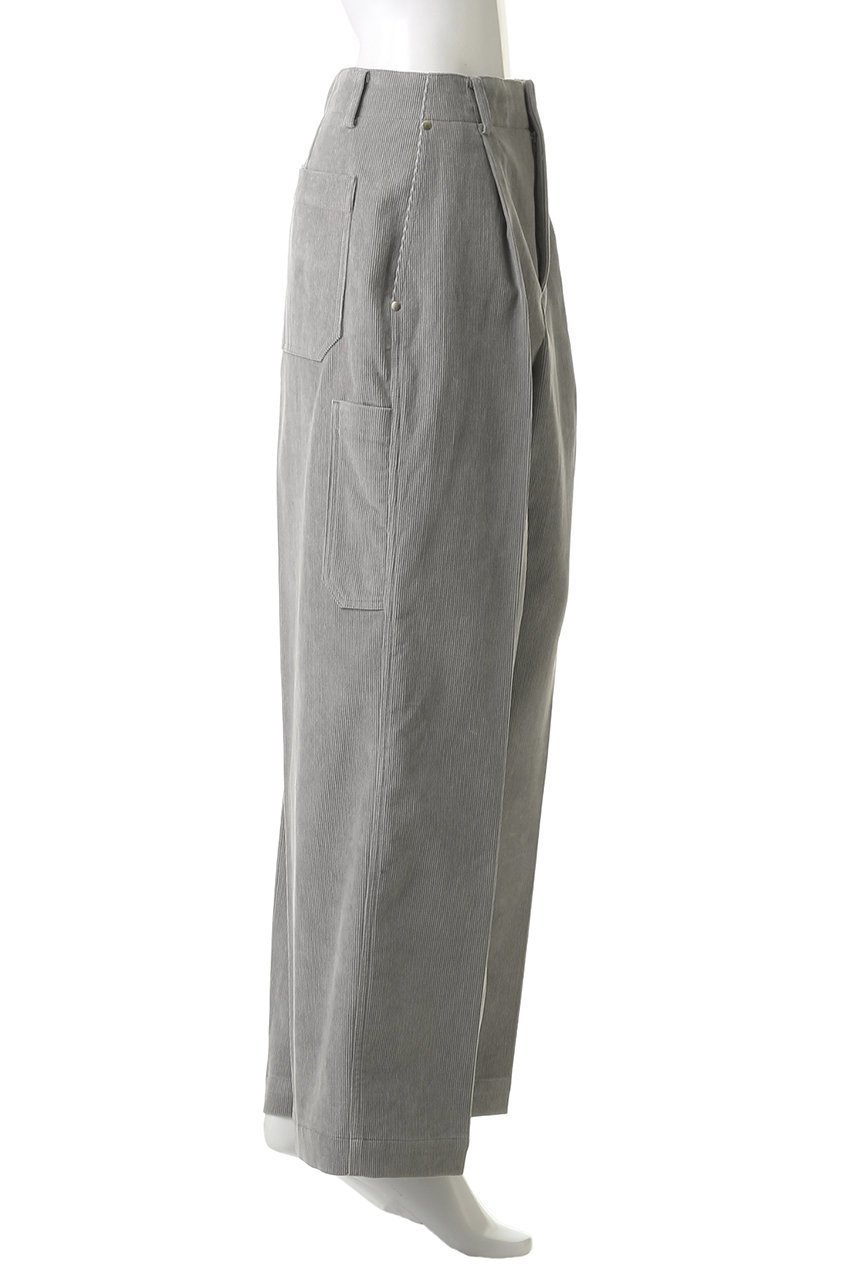 【エブール/ebure】のオーガニックコーデュロイ ワイドパンツ 人気、トレンドファッション・服の通販 founy(ファニー) 　ファッション　Fashion　レディースファッション　Fashion for Women　パンツ　Pants & Trousers　コーデュロイ　Corduroy, Cord Fabric　フォルム　Silhouette, Form　ポケット　Pocket, Pocket Detail　リュクス　Luxury, Elegant, High-End, Chic　ワイド　Wide, Wide Fit　ワーク　Workwear, Utility Style　other-3|ID: prp329100004689471 ipo3291000000035695198