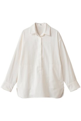 【エブール/ebure】 オーガニックコーデュロイ プルオーバーシャツ人気、トレンドファッション・服の通販 founy(ファニー) ファッション Fashion レディースファッション Fashion for Women トップス・カットソー Cut & Sew Tops シャツ・ブラウス・オフィスカジュアル Elegant Blouses & Button-Ups カジュアルプルオーバー・ニットトップス Pullovers & Knit Tops / Casual Pullovers コーデュロイ Corduroy, Cord Fabric スリーブ Sleeve, Long Sleeve / Short Sleeve ドット Polka Dot, Dot Pattern バランス Balance, Style Balance プリーツ Pleats, Pleated ロング Long, Long-Length 新作・新入荷 New Arrivals / New In 長袖 Long Sleeve, Full Sleeve |ID:prp329100004689473