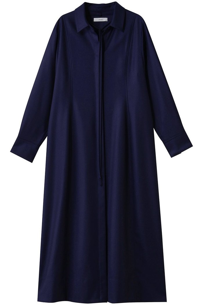 【エブール/ebure】のウールサキソニー リボンタイワンピース インテリア・キッズ・メンズ・レディースファッション・服の通販 founy(ファニー) https://founy.com/ ファッション Fashion レディースファッション Fashion for Women ワンピース Dresses チュニック Tunic Tops & Dresses おすすめ Recommended / Our Picks クラシック Classic, Timeless Style チェーン Chain, Chain Strap チュニック Tunic, Long Top ネックレス Necklace, Pendant Necklace パール Pearl, Pearl Accent リボン Ribbon, Bow 羽織 Haori, Light Jacket |ID: prp329100004689474 ipo3291000000035948321