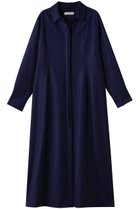 【エブール/ebure】のウールサキソニー リボンタイワンピース ダークブルー|ID: prp329100004689474 ipo3291000000035948322