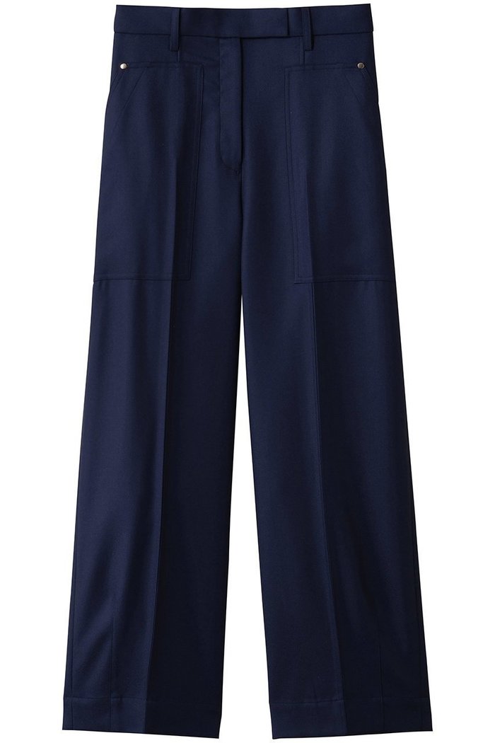 【エブール/ebure】のウールサキソニー ベイカーパンツ インテリア・キッズ・メンズ・レディースファッション・服の通販 founy(ファニー) https://founy.com/ ファッション Fashion レディースファッション Fashion for Women パンツ Pants & Trousers おすすめ Recommended / Our Picks センター Center, Center Line パッチ Patch, Appliqué ポケット Pocket, Pocket Detail ループ Loop, Loop Knit エレガント 上品 Elegant |ID: prp329100004689476 ipo3291000000033867932