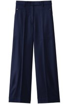 【エブール/ebure】のウールサキソニー ベイカーパンツ 人気、トレンドファッション・服の通販 founy(ファニー) ファッション Fashion レディースファッション Fashion for Women パンツ Pants & Trousers おすすめ Recommended / Our Picks センター Center, Center Line パッチ Patch, Appliqué ポケット Pocket, Pocket Detail ループ Loop, Loop Knit エレガント 上品 Elegant 新作・新入荷 New Arrivals / New In thumbnail ダークブルー|ID: prp329100004689476 ipo3291000000033867933