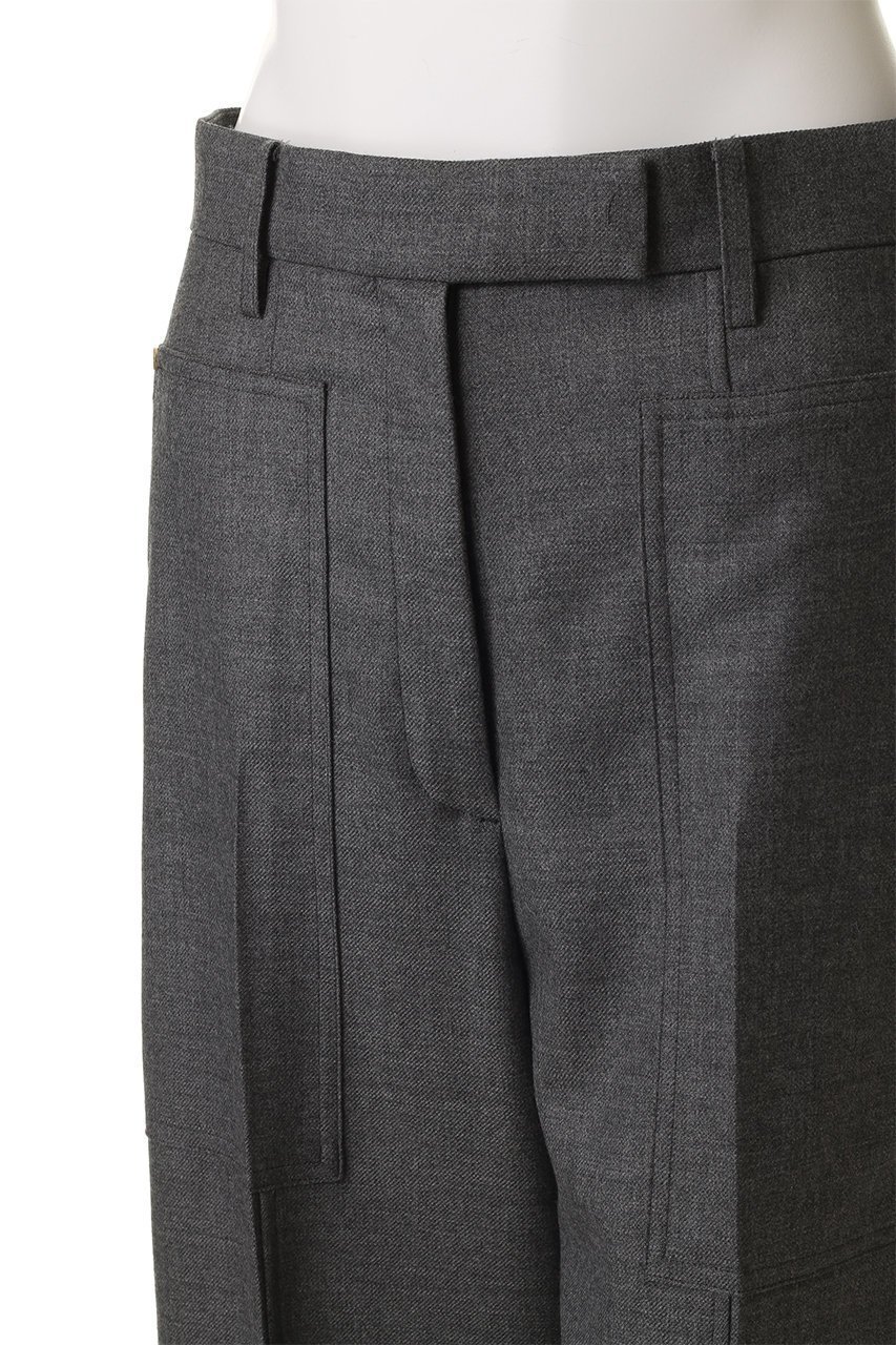 【エブール/ebure】のウールサキソニー ベイカーパンツ 人気、トレンドファッション・服の通販 founy(ファニー) 　ファッション　Fashion　レディースファッション　Fashion for Women　パンツ　Pants & Trousers　おすすめ　Recommended / Our Picks　センター　Center, Center Line　パッチ　Patch, Appliqué　ポケット　Pocket, Pocket Detail　ループ　Loop, Loop Knit　エレガント 上品　Elegant　新作・新入荷　New Arrivals / New In　other-5|ID: prp329100004689476 ipo3291000000033867939