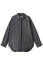 【エブール/ebure】のウールサキソニー リボンタイシャツ グレー|ID:prp329100004689478