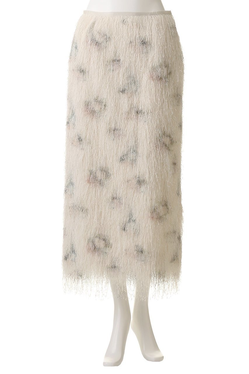 【エブール/ebure】のフラワープリントフェザー タイトスカート 人気、トレンドファッション・服の通販 founy(ファニー) 　ファッション　Fashion　レディースファッション　Fashion for Women　スカート　Skirts　おすすめ　Recommended / Our Picks　シンプル　Simple, Minimal　タイトスカート　Pencil Skirt, Tight Skirt　フェザー　Feather, Feather Detail　プリント　Print, Printed Pattern　マニッシュ　Mannish, Boyish　other-2|ID: prp329100004689479 ipo3291000000035695206