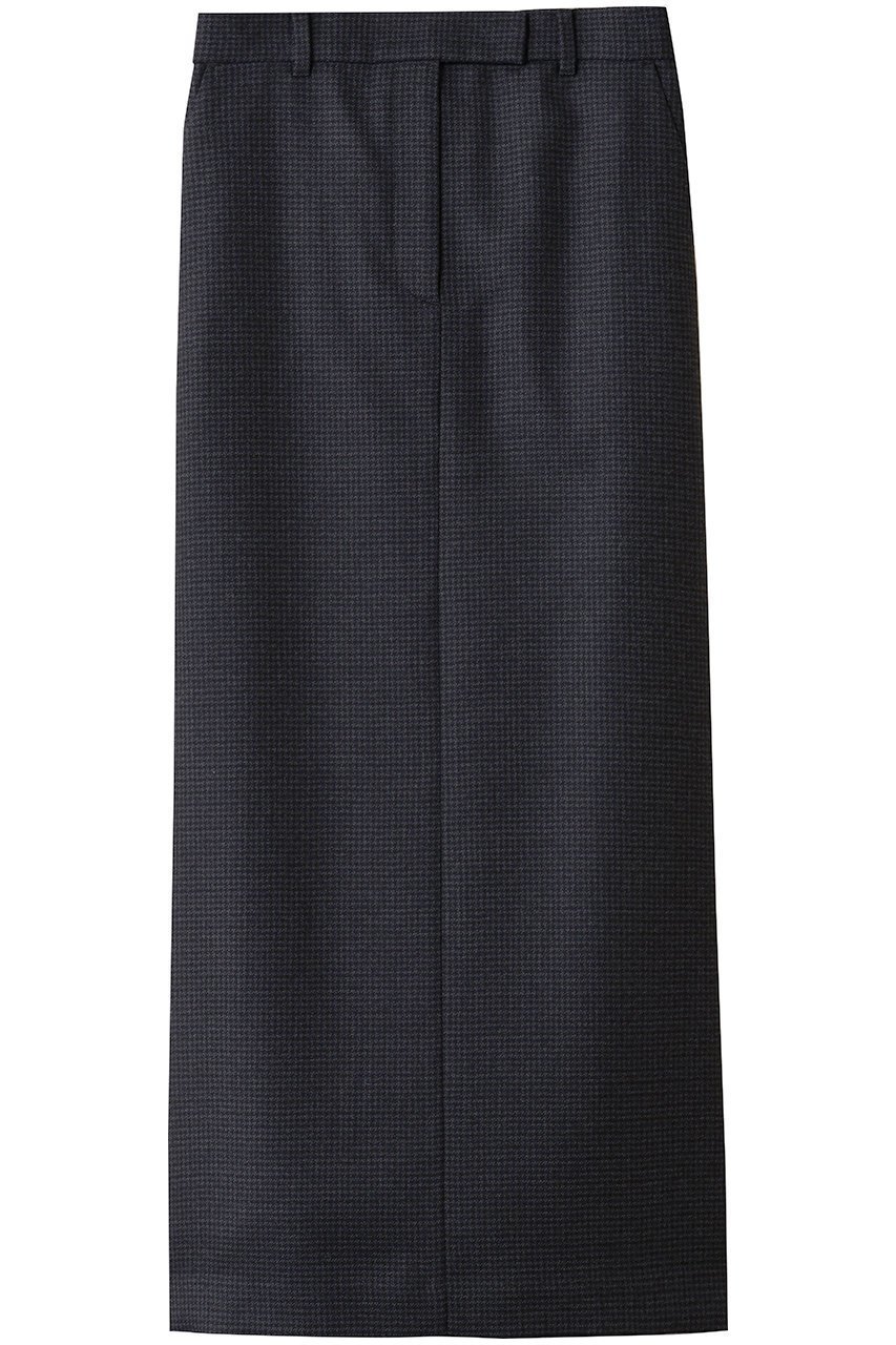 【エブール/ebure】のハウンドトゥース タイトスカート インテリア・キッズ・メンズ・レディースファッション・服の通販 founy(ファニー) 　ファッション　Fashion　レディースファッション　Fashion for Women　スカート　Skirts　イタリア　Italy　シンプル　Simple, Minimal　タイトスカート　Pencil Skirt, Tight Skirt　ツイード　Twill, Twill Weave　ハウンドトゥース　Houndstooth, Dogtooth Check　ロング　Long, Long-Length　再入荷　Restock / Back in Stock　グレー|ID: prp329100004689482 ipo3291000000035695225