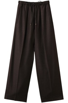【エブール/ebure】のハウンドトゥース ドロストパンツ 人気、トレンドファッション・服の通販 founy(ファニー) ファッション Fashion レディースファッション Fashion for Women パンツ Pants & Trousers おすすめ Recommended / Our Picks イタリア Italy ツイード Twill, Twill Weave ハウンドトゥース Houndstooth, Dogtooth Check メタル Metal, Metal Parts |ID:prp329100004689484