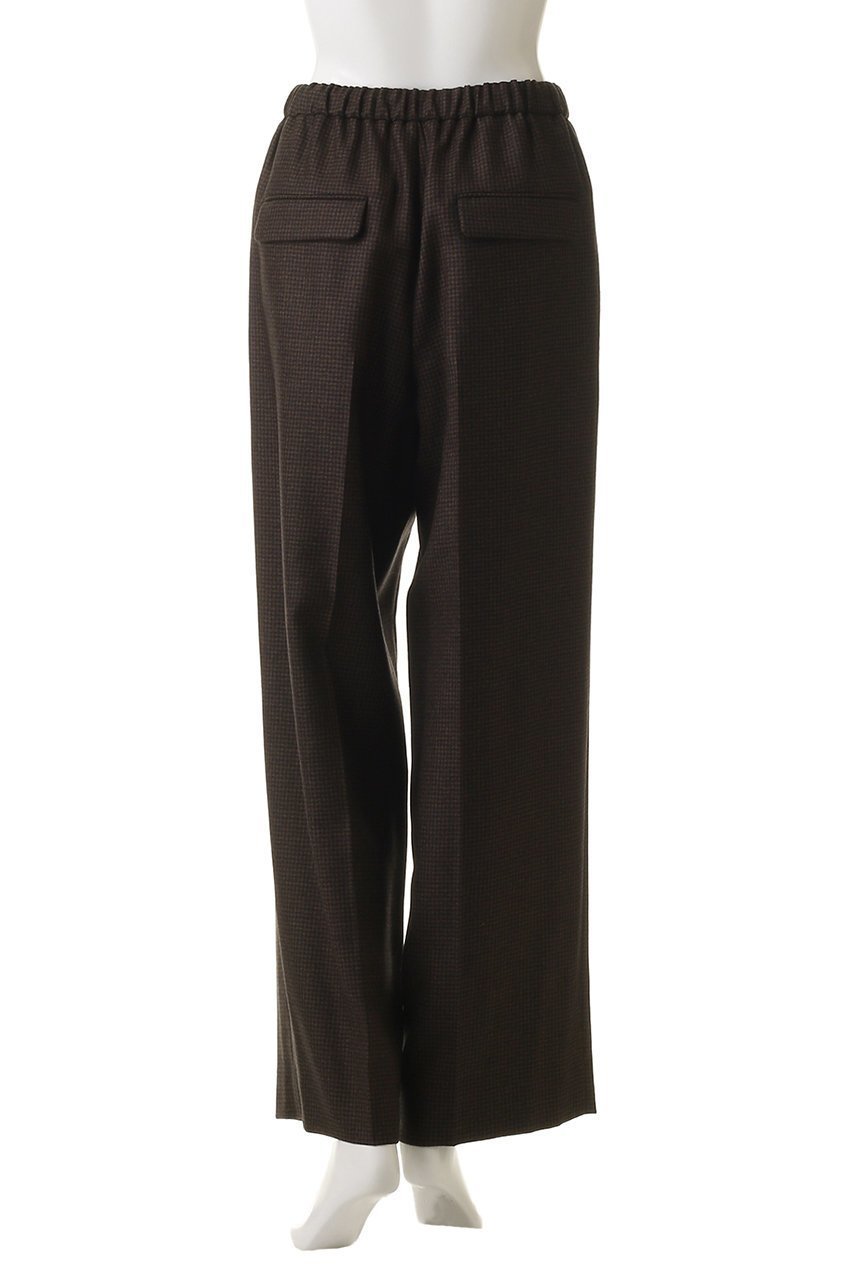 【エブール/ebure】のハウンドトゥース ドロストパンツ 人気、トレンドファッション・服の通販 founy(ファニー) 　ファッション　Fashion　レディースファッション　Fashion for Women　パンツ　Pants & Trousers　おすすめ　Recommended / Our Picks　イタリア　Italy　ツイード　Twill, Twill Weave　ハウンドトゥース　Houndstooth, Dogtooth Check　メタル　Metal, Metal Parts　other-4|ID: prp329100004689484 ipo3291000000033867998