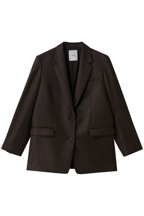 【エブール/ebure】のハウンドトゥース 2釦シングルジャケット 人気、トレンドファッション・服の通販 founy(ファニー) ファッション Fashion レディースファッション Fashion for Women アウター Coat / Outerwear Collection レディースジャケット・軽アウター Jackets イタリア Italy ジャケット Jacket, Outerwear ツイード Twill, Twill Weave ハウンドトゥース Houndstooth, Dogtooth Check ブローチ Brooch, Pin Brooch 新作・新入荷 New Arrivals / New In |ID:prp329100004689485