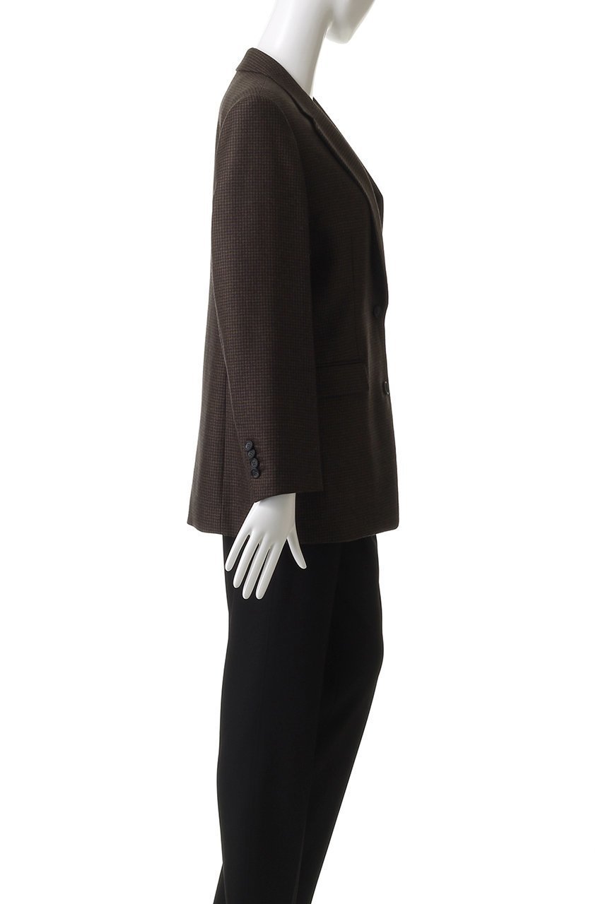 【エブール/ebure】のハウンドトゥース 2釦シングルジャケット 人気、トレンドファッション・服の通販 founy(ファニー) 　ファッション　Fashion　レディースファッション　Fashion for Women　アウター　Coat / Outerwear Collection　レディースジャケット・軽アウター　Jackets　イタリア　Italy　ジャケット　Jacket, Outerwear　ツイード　Twill, Twill Weave　ハウンドトゥース　Houndstooth, Dogtooth Check　ブローチ　Brooch, Pin Brooch　新作・新入荷　New Arrivals / New In　other-3|ID: prp329100004689485 ipo3291000000033868007