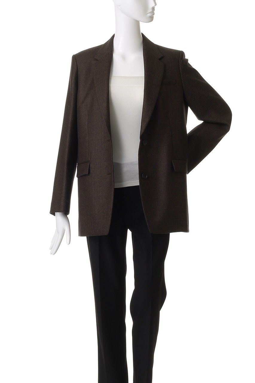 【エブール/ebure】のハウンドトゥース 2釦シングルジャケット 人気、トレンドファッション・服の通販 founy(ファニー) 　ファッション　Fashion　レディースファッション　Fashion for Women　アウター　Coat / Outerwear Collection　レディースジャケット・軽アウター　Jackets　イタリア　Italy　ジャケット　Jacket, Outerwear　ツイード　Twill, Twill Weave　ハウンドトゥース　Houndstooth, Dogtooth Check　ブローチ　Brooch, Pin Brooch　新作・新入荷　New Arrivals / New In　other-7|ID: prp329100004689485 ipo3291000000033868015