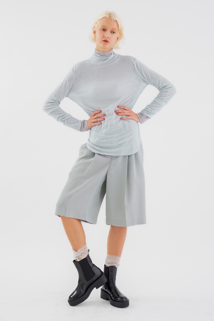 【スタニングルアー/STUNNING LURE】のrウールナイロンタートル 人気、トレンドファッション・服の通販 founy(ファニー) ファッション Fashion レディースファッション Fashion for Women トップス・カットソー Cut & Sew Tops シャツ・ブラウス・オフィスカジュアル Elegant Blouses & Button-Ups ロングTシャツ・Tシャツ Longline T-Shirts & Tees カットソー・ベーシックTシャツ Cut-and-Sewn Tops / Stretch Tees & Basics おすすめ Recommended / Our Picks シャーリング Shirring, Ruched スリーブ Sleeve, Long Sleeve / Short Sleeve タートル Turtleneck, Turtle Collar フィット Fit, Slim Fit ベーシック Basic, Essential ロング Long, Long-Length other-6|ID: prp329100004689488 ipo3291000000034028268