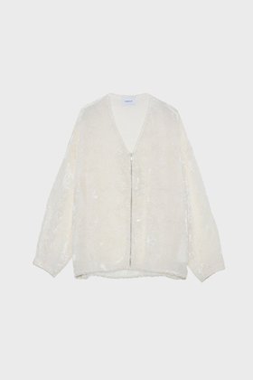【スタニングルアー/STUNNING LURE】 シアーベルベットブルゾン人気、トレンドファッション・服の通販 founy(ファニー) ファッション Fashion レディースファッション Fashion for Women アウター Coat / Outerwear Collection レディースジャケット・軽アウター Jackets ブルゾンジャケット・スポーティアウター Blouson Jackets クラッシュ Distressed, Crashed Style ジャケット Jacket, Outerwear デコルテ Décolleté, Neckline バランス Balance, Style Balance ブルゾン Blouson, Bomber Jacket 新作・新入荷 New Arrivals / New In 秋 Autumn |ID:prp329100004689490