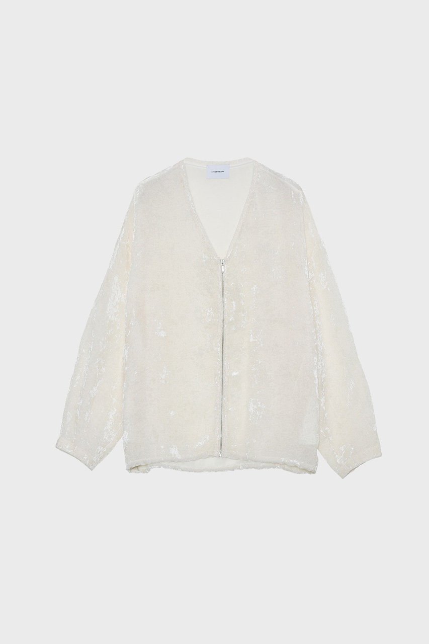 【スタニングルアー/STUNNING LURE】のシアーベルベットブルゾン 人気、トレンドファッション・服の通販 founy(ファニー) 　ファッション　Fashion　レディースファッション　Fashion for Women　アウター　Coat / Outerwear Collection　レディースジャケット・軽アウター　Jackets　ブルゾンジャケット・スポーティアウター　Blouson Jackets　クラッシュ　Distressed, Crashed Style　ジャケット　Jacket, Outerwear　デコルテ　Décolleté, Neckline　バランス　Balance, Style Balance　ブルゾン　Blouson, Bomber Jacket　新作・新入荷　New Arrivals / New In　秋　Autumn　 other-1|ID: prp329100004689490 ipo3291000000033868031