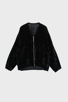 【スタニングルアー/STUNNING LURE】のシアーベルベットブルゾン ブラック|ID: prp329100004689490 ipo3291000000034219670