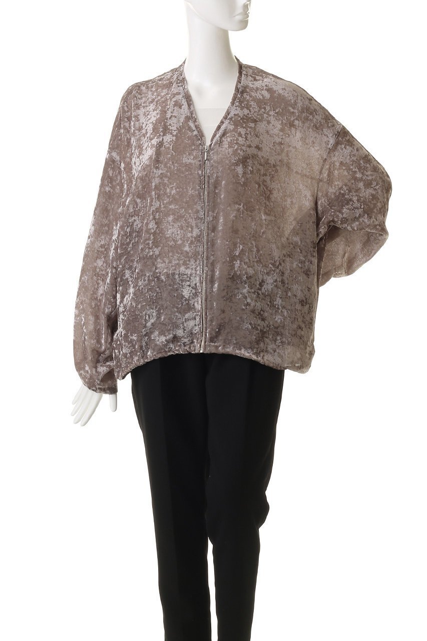 【スタニングルアー/STUNNING LURE】のシアーベルベットブルゾン 人気、トレンドファッション・服の通販 founy(ファニー) 　ファッション　Fashion　レディースファッション　Fashion for Women　アウター　Coat / Outerwear Collection　レディースジャケット・軽アウター　Jackets　ブルゾンジャケット・スポーティアウター　Blouson Jackets　クラッシュ　Distressed, Crashed Style　ジャケット　Jacket, Outerwear　デコルテ　Décolleté, Neckline　バランス　Balance, Style Balance　ブルゾン　Blouson, Bomber Jacket　秋　Autumn　other-2|ID: prp329100004689490 ipo3291000000035415979