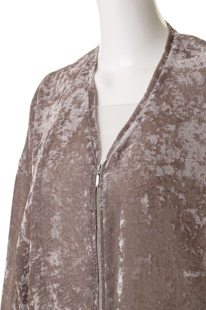 【スタニングルアー/STUNNING LURE】のシアーベルベットブルゾン 人気、トレンドファッション・服の通販 founy(ファニー) 　ファッション　Fashion　レディースファッション　Fashion for Women　アウター　Coat / Outerwear Collection　レディースジャケット・軽アウター　Jackets　ブルゾンジャケット・スポーティアウター　Blouson Jackets　クラッシュ　Distressed, Crashed Style　ジャケット　Jacket, Outerwear　デコルテ　Décolleté, Neckline　バランス　Balance, Style Balance　ブルゾン　Blouson, Bomber Jacket　秋　Autumn　other-5|ID: prp329100004689490 ipo3291000000035415985