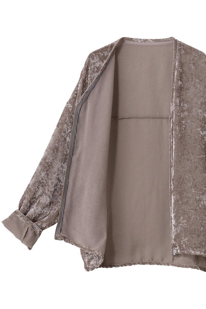 【スタニングルアー/STUNNING LURE】のシアーベルベットブルゾン 人気、トレンドファッション・服の通販 founy(ファニー) 　ファッション　Fashion　レディースファッション　Fashion for Women　アウター　Coat / Outerwear Collection　レディースジャケット・軽アウター　Jackets　ブルゾンジャケット・スポーティアウター　Blouson Jackets　クラッシュ　Distressed, Crashed Style　ジャケット　Jacket, Outerwear　デコルテ　Décolleté, Neckline　バランス　Balance, Style Balance　ブルゾン　Blouson, Bomber Jacket　秋　Autumn　other-6|ID: prp329100004689490 ipo3291000000035415986