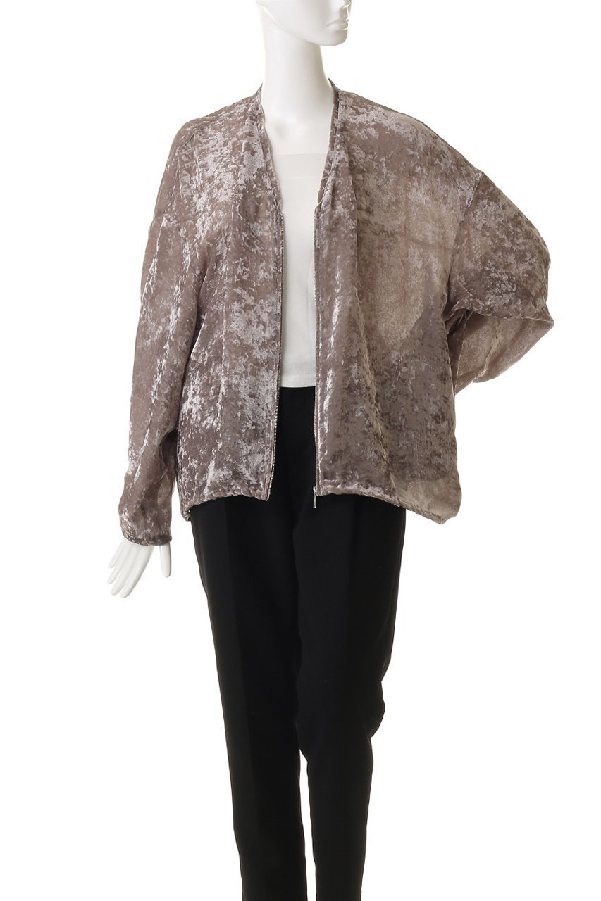 【スタニングルアー/STUNNING LURE】のシアーベルベットブルゾン 人気、トレンドファッション・服の通販 founy(ファニー) 　ファッション　Fashion　レディースファッション　Fashion for Women　アウター　Coat / Outerwear Collection　レディースジャケット・軽アウター　Jackets　ブルゾンジャケット・スポーティアウター　Blouson Jackets　クラッシュ　Distressed, Crashed Style　ジャケット　Jacket, Outerwear　デコルテ　Décolleté, Neckline　バランス　Balance, Style Balance　ブルゾン　Blouson, Bomber Jacket　秋　Autumn　other-8|ID: prp329100004689490 ipo3291000000035415988