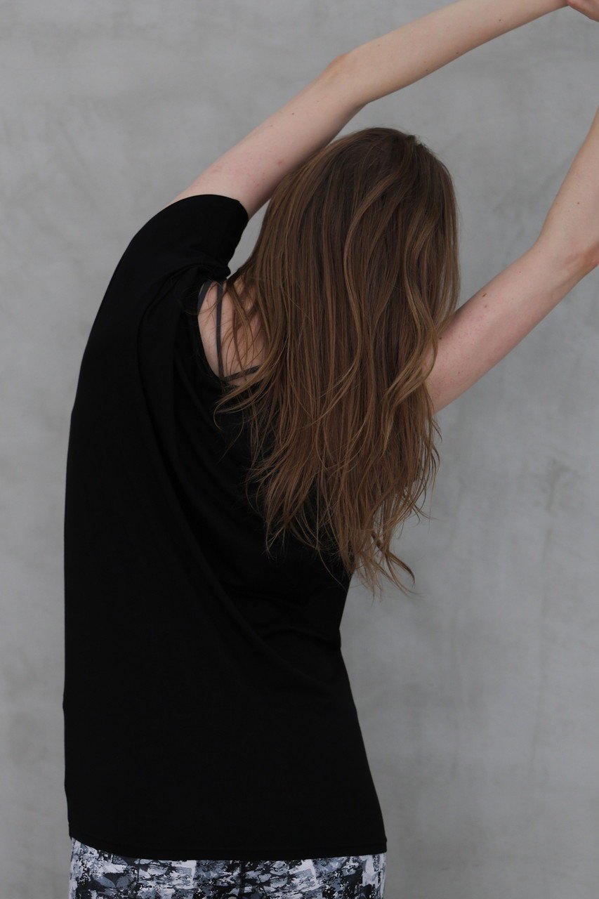 【ジュリエ/Julier】のエコリヨセル半袖トップス 人気、トレンドファッション・服の通販 founy(ファニー) 　ファッション　Fashion　レディースファッション　Fashion for Women　トップス・カットソー　Cut & Sew Tops　スポーツウェア　Functional & Stylish Sportswear　スポーツ トップス　Athletic Tops / Workout Tops / Training Shirts　シンプル　Simple, Minimal　スポーツ　Sports, Activewear　ヨガ　Yoga, Yoga Wear　ワーク　Workwear, Utility Style　半袖　Short Sleeve, Half Sleeve　新作・新入荷　New Arrivals / New In　other-7|ID: prp329100004689495 ipo3291000000033868083