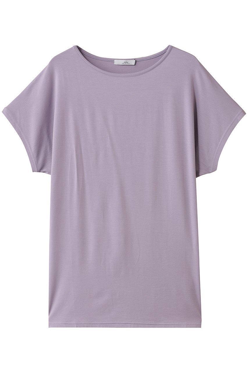【ジュリエ/Julier】のエコリヨセル半袖トップス インテリア・キッズ・メンズ・レディースファッション・服の通販 founy(ファニー) 　ファッション　Fashion　レディースファッション　Fashion for Women　トップス・カットソー　Cut & Sew Tops　スポーツウェア　Functional & Stylish Sportswear　スポーツ トップス　Athletic Tops / Workout Tops / Training Shirts　シンプル　Simple, Minimal　スポーツ　Sports, Activewear　ヨガ　Yoga, Yoga Wear　ワーク　Workwear, Utility Style　半袖　Short Sleeve, Half Sleeve　ラベンダー|ID: prp329100004689495 ipo3291000000035841251