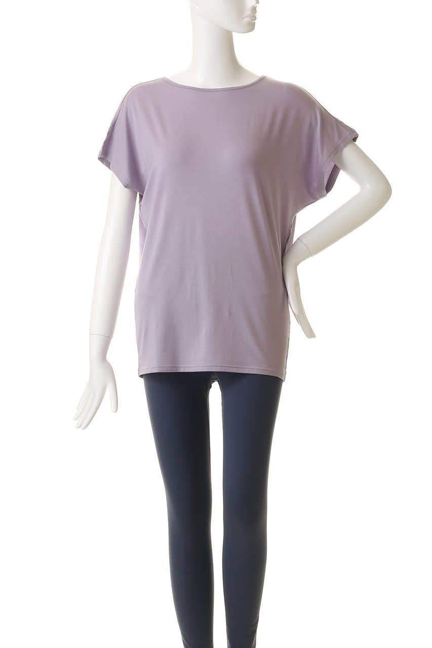 【ジュリエ/Julier】のエコリヨセル半袖トップス 人気、トレンドファッション・服の通販 founy(ファニー) 　ファッション　Fashion　レディースファッション　Fashion for Women　トップス・カットソー　Cut & Sew Tops　スポーツウェア　Functional & Stylish Sportswear　スポーツ トップス　Athletic Tops / Workout Tops / Training Shirts　シンプル　Simple, Minimal　スポーツ　Sports, Activewear　ヨガ　Yoga, Yoga Wear　ワーク　Workwear, Utility Style　半袖　Short Sleeve, Half Sleeve　other-2|ID: prp329100004689495 ipo3291000000035878024