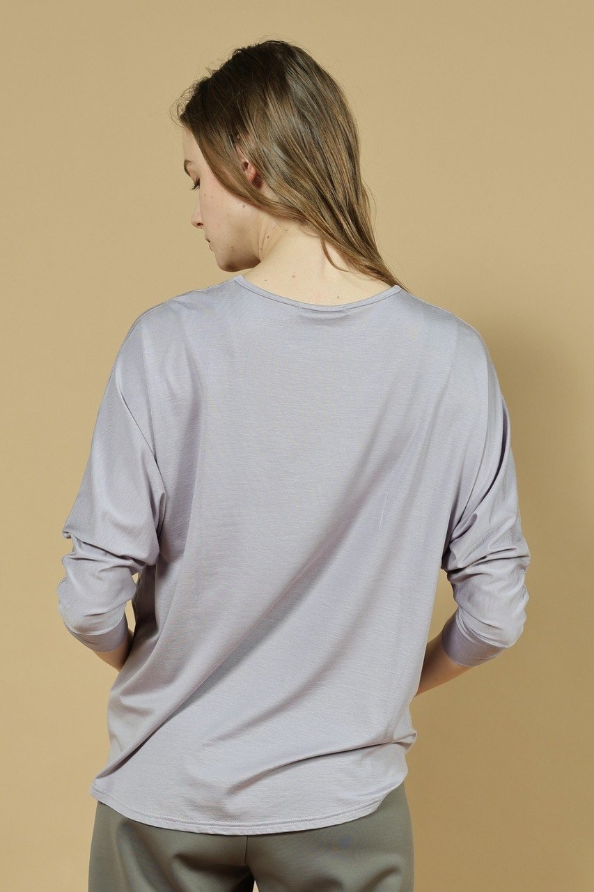 【ジュリエ/Julier】のエコリヨセルハーフスリーブプルオーバー 人気、トレンドファッション・服の通販 founy(ファニー) 　ファッション　Fashion　レディースファッション　Fashion for Women　トップス・カットソー　Cut & Sew Tops　カジュアルプルオーバー・ニットトップス　Pullovers & Knit Tops / Casual Pullovers　スポーツウェア　Functional & Stylish Sportswear　スポーツ トップス　Athletic Tops / Workout Tops / Training Shirts　スポーツ　Sports, Activewear　スリット　Slit, Slit Detail　ボトム　Bottoms, Lower Wear　ヨガ　Yoga, Yoga Wear　ワーク　Workwear, Utility Style　新作・新入荷　New Arrivals / New In　旅行　Travel　other-7|ID: prp329100004689496 ipo3291000000033868094