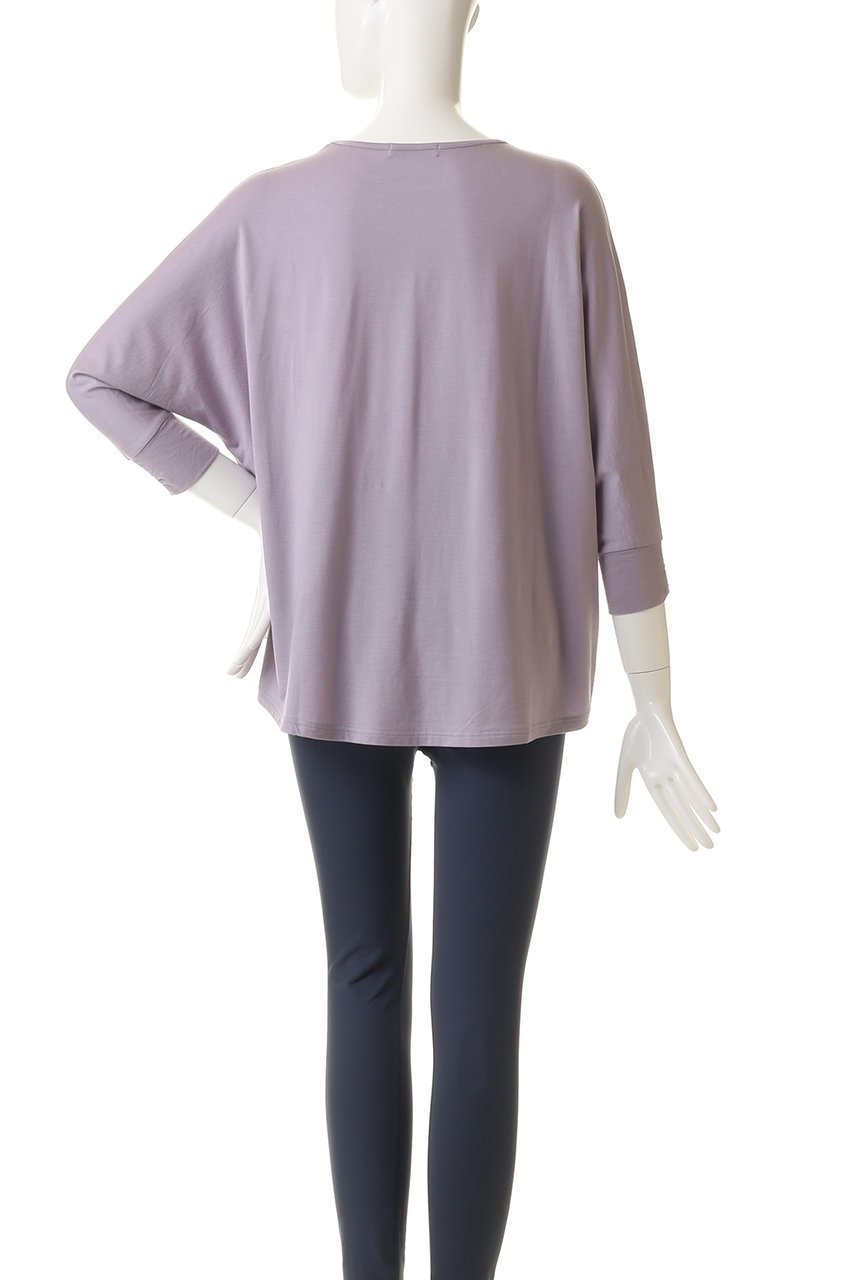 【ジュリエ/Julier】のエコリヨセルハーフスリーブプルオーバー 人気、トレンドファッション・服の通販 founy(ファニー) 　ファッション　Fashion　レディースファッション　Fashion for Women　トップス・カットソー　Cut & Sew Tops　カジュアルプルオーバー・ニットトップス　Pullovers & Knit Tops / Casual Pullovers　スポーツウェア　Functional & Stylish Sportswear　スポーツ トップス　Athletic Tops / Workout Tops / Training Shirts　スポーツ　Sports, Activewear　スリット　Slit, Slit Detail　ボトム　Bottoms, Lower Wear　ヨガ　Yoga, Yoga Wear　ワーク　Workwear, Utility Style　旅行　Travel　other-4|ID: prp329100004689496 ipo3291000000035878032