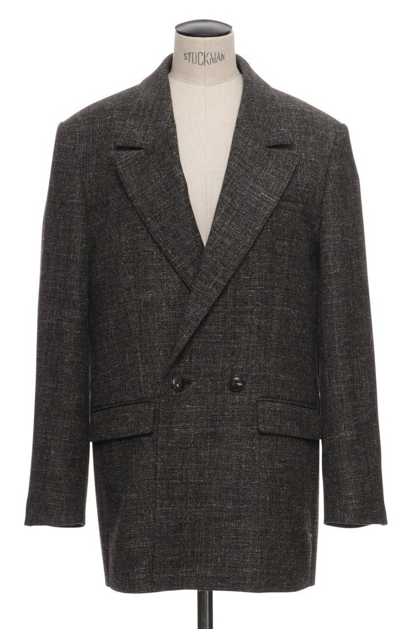 【オブリオ/AUBRIOT】のクラシックツイード ダブルブレストジャケット インテリア・キッズ・メンズ・レディースファッション・服の通販 founy(ファニー) 　ファッション　Fashion　レディースファッション　Fashion for Women　アウター　Coat / Outerwear Collection　レディースジャケット・軽アウター　Jackets　イタリア　Italy　クラシカル　Classical, Vintage-Inspired　クラシック　Classic, Timeless Style　ジャケット　Jacket, Outerwear　ダブル　Double, Double-Breasted　ツイード／ツィード　Choker, Choker Necklace　ツイード　Twill, Twill Weave　フォルム　Silhouette, Form　ラグジュアリー　Luxury, Elegant　リネン　Linen, Linen Fabric　ヴィンテージ　Vintage Style　ブラウン|ID: prp329100004689505 ipo3291000000033868161