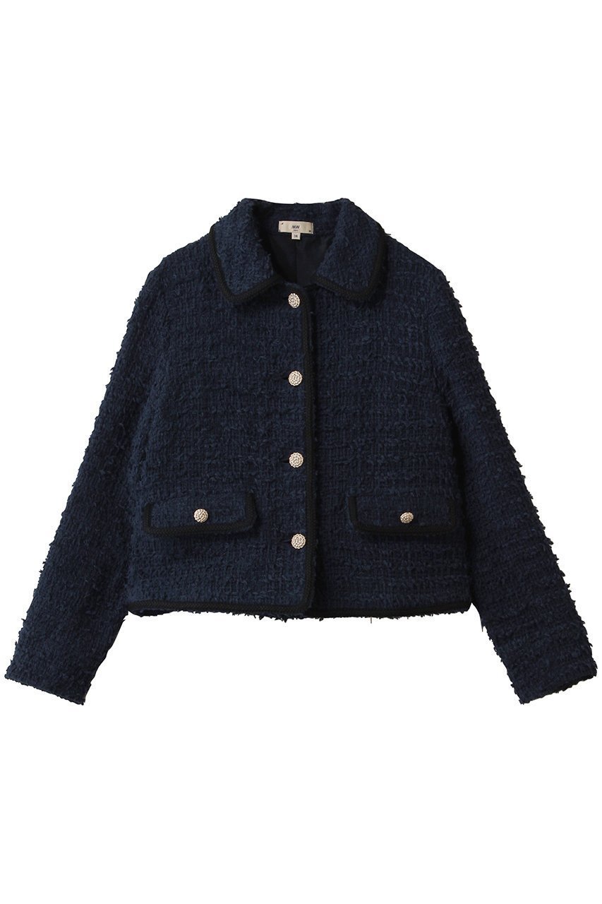 【エムダブリュー/MW】のFRINGE ツイード ジャケット 人気、トレンドファッション・服の通販 founy(ファニー) 　ファッション　Fashion　レディースファッション　Fashion for Women　アウター　Coat / Outerwear Collection　レディースジャケット・軽アウター　Jackets　クラシカル　Classical, Vintage-Inspired　コンパクト　Compact, Small Size　ショート　Short, Short Length　ジャケット　Jacket, Outerwear　ツイード　Twill, Twill Weave　フランス　France, French　フリンジ　Fringe, Tassel　フレア　Flare, Flared　ボトム　Bottoms, Lower Wear　リュクス　Luxury, Elegant, High-End, Chic　 other-1|ID: prp329100004689507 ipo3291000000035986638