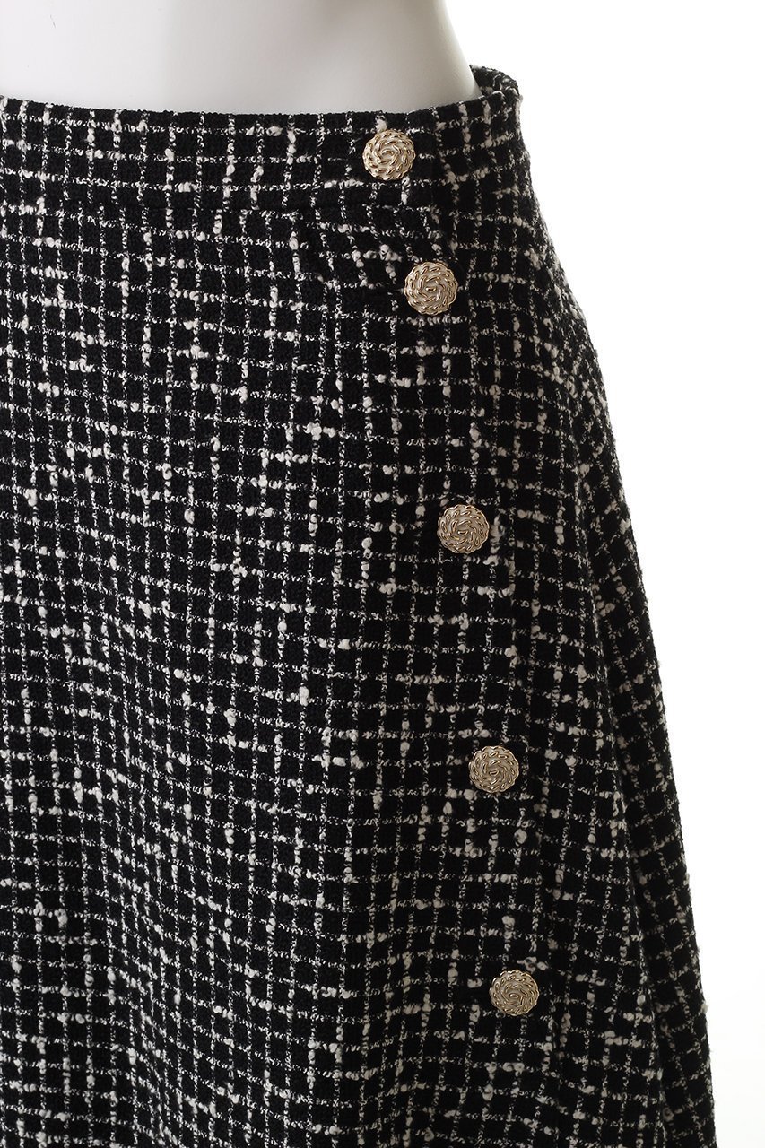 【エムダブリュー/MW】のMONOTONE チェック ツイード ロングスカート 人気、トレンドファッション・服の通販 founy(ファニー) 　ファッション　Fashion　レディースファッション　Fashion for Women　スカート　Skirts　ロングスカート　Long Skirts / Maxi & Midi Skirts　シンプル　Simple, Minimal　チェック　Check, Plaid, Tartan　ツイード　Twill, Twill Weave　バランス　Balance, Style Balance　モノトーン　Monotone, Black and White　ラグジュアリー　Luxury, Elegant　ロング　Long, Long-Length　エレガント 上品　Elegant　新作・新入荷　New Arrivals / New In　other-5|ID: prp329100004689508 ipo3291000000033868192