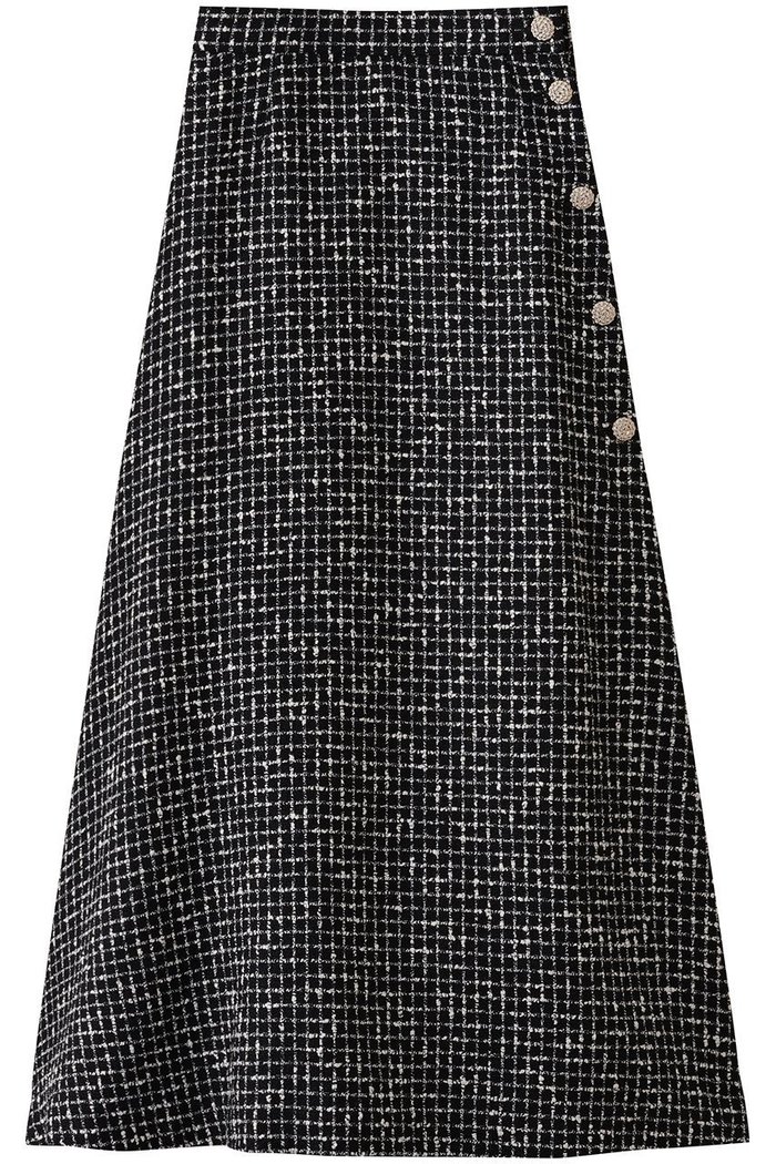 【エムダブリュー/MW】のMONOTONE チェック ツイード ロングスカート インテリア・キッズ・メンズ・レディースファッション・服の通販 founy(ファニー) https://founy.com/ ファッション Fashion レディースファッション Fashion for Women スカート Skirts ロングスカート Long Skirts / Maxi & Midi Skirts シンプル Simple, Minimal チェック Check, Plaid, Tartan ツイード Twill, Twill Weave バランス Balance, Style Balance モノトーン Monotone, Black and White ラグジュアリー Luxury, Elegant ロング Long, Long-Length エレガント 上品 Elegant |ID: prp329100004689508 ipo3291000000036204536