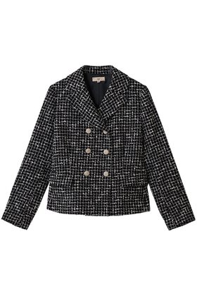 【エムダブリュー/MW】 MONOTONE チェック ツイード ショートジャケット人気、トレンドファッション・服の通販 founy(ファニー) ファッション Fashion レディースファッション Fashion for Women アウター Coat / Outerwear Collection レディースジャケット・軽アウター Jackets コンパクト Compact, Small Size ショート Short, Short Length ジャケット Jacket, Outerwear チェック Check, Plaid, Tartan ツイード Twill, Twill Weave バランス Balance, Style Balance モダン Modern, Contemporary モノトーン Monotone, Black and White エレガント 上品 Elegant 新作・新入荷 New Arrivals / New In |ID:prp329100004689511