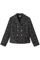 【エムダブリュー/MW】のMONOTONE チェック ツイード ショートジャケット 人気、トレンドファッション・服の通販 founy(ファニー) ファッション Fashion レディースファッション Fashion for Women アウター Coat / Outerwear Collection レディースジャケット・軽アウター Jackets コンパクト Compact, Small Size ショート Short, Short Length ジャケット Jacket, Outerwear チェック Check, Plaid, Tartan ツイード Twill, Twill Weave バランス Balance, Style Balance モダン Modern, Contemporary モノトーン Monotone, Black and White エレガント 上品 Elegant 再入荷 Restock / Back in Stock |ID:prp329100004689511