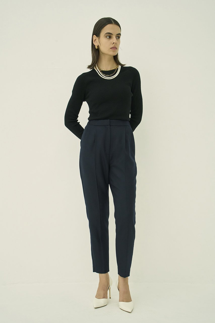 【エムダブリュー/MW】のWOOL 140 s ワンタックパンツ 人気、トレンドファッション・服の通販 founy(ファニー) 　ファッション　Fashion　レディースファッション　Fashion for Women　パンツ　Pants & Trousers　なめらか　Smooth, Silky Texture　シンプル　Simple, Minimal　スリム　Slim, Slim Fit　センター　Center, Center Line　バランス　Balance, Style Balance　新作・新入荷　New Arrivals / New In　A/W・秋冬　Autumn/Winter　other-8|ID: prp329100004689512 ipo3291000000033868231