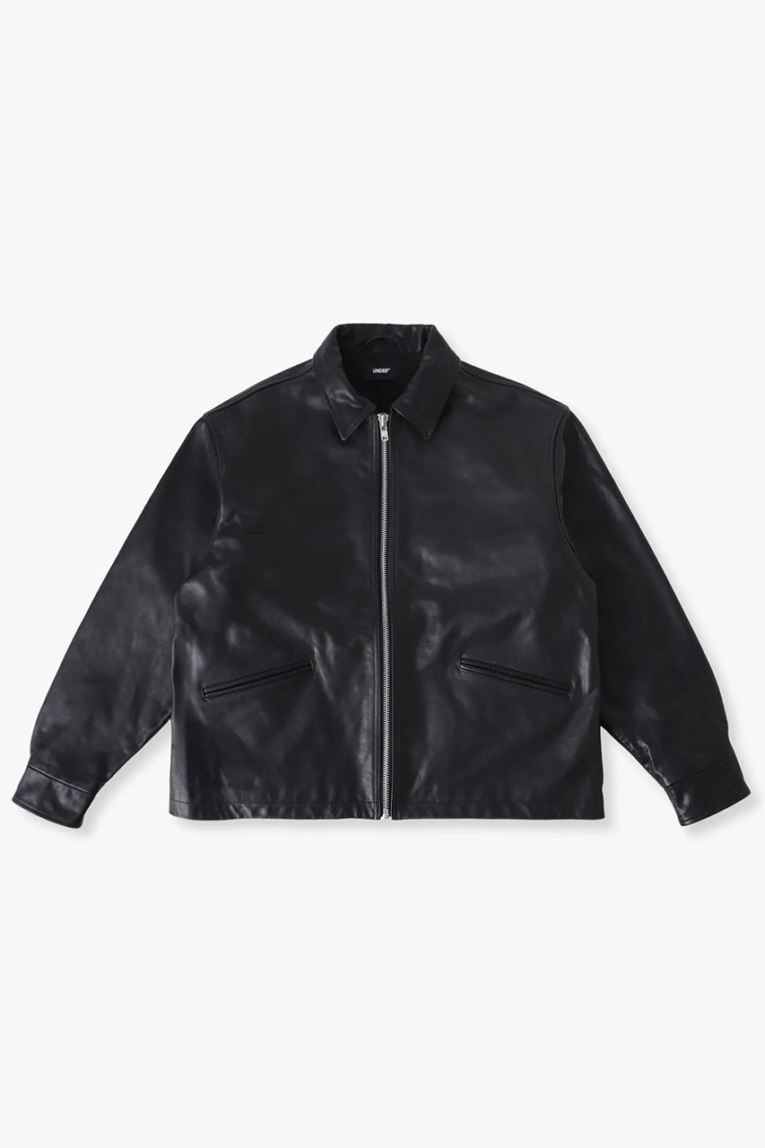 【アンダーアール/UNDER R / MEN】の【9/12 17:00販売開始】【MEN】【UNDER R】レザー ブルゾン インテリア・キッズ・メンズ・レディースファッション・服の通販 founy(ファニー) 　ファッション　Fashion　メンズファッション　Fashion for Men　ジップ　Zip, Zipper　ジャケット　Jacket, Outerwear　フィット　Fit, Slim Fit　ブルゾン　Blouson, Bomber Jacket　新作・新入荷　New Arrivals / New In　black|ID: prp329100004689522 ipo3291000000033868314