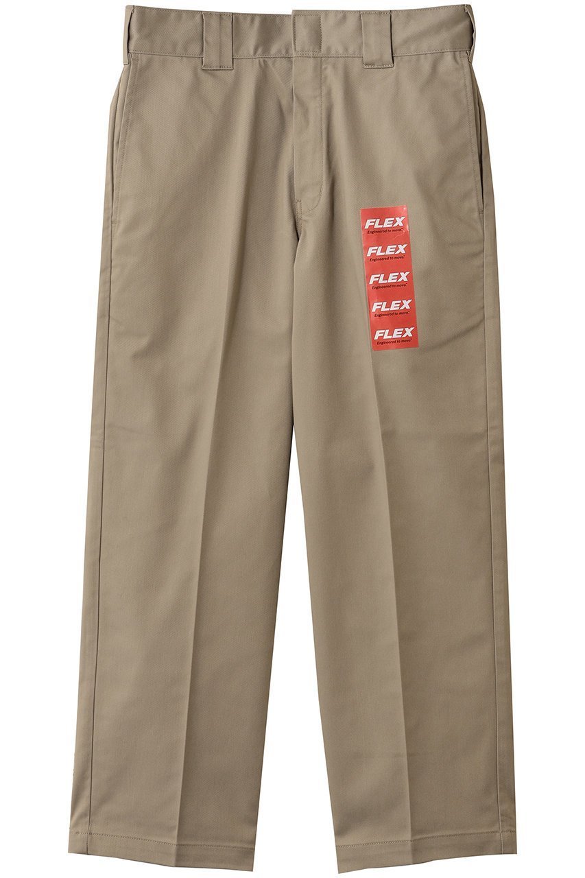 【アンダーアール/UNDER R / MEN】の【MEN】【Dickies】【UNDER R別注】フレックス ワーク クロップドパンツ インテリア・キッズ・メンズ・レディースファッション・服の通販 founy(ファニー) 　ファッション　Fashion　メンズファッション　Fashion for Men　ボトムス　Bottoms　クロップド　Cropped, Short Length　スペシャル　Special, Limited Edition　ツイル　Twist, Twisted Detail　ファブリック　Fabric, Textile　フィット　Fit, Slim Fit　ワーク　Workwear, Utility Style　別注　Limited Edition, Custom Order　新作・新入荷　New Arrivals / New In　beige|ID: prp329100004689527 ipo3291000000033868355