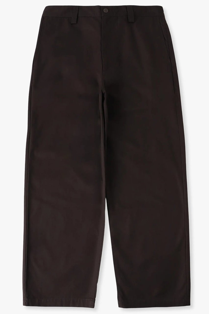 【アンダーアール/UNDER R / MEN】の【9/12 17:00販売開始】【MEN】【UNDER R】コットンギャバジン パンツ インテリア・キッズ・メンズ・レディースファッション・服の通販 founy(ファニー) 　ファッション　Fashion　メンズファッション　Fashion for Men　ボトムス　Bottoms　シンプル　Simple, Minimal　フィット　Fit, Slim Fit　ワイド　Wide, Wide Fit　新作・新入荷　New Arrivals / New In　brown|ID: prp329100004689530 ipo3291000000033868377